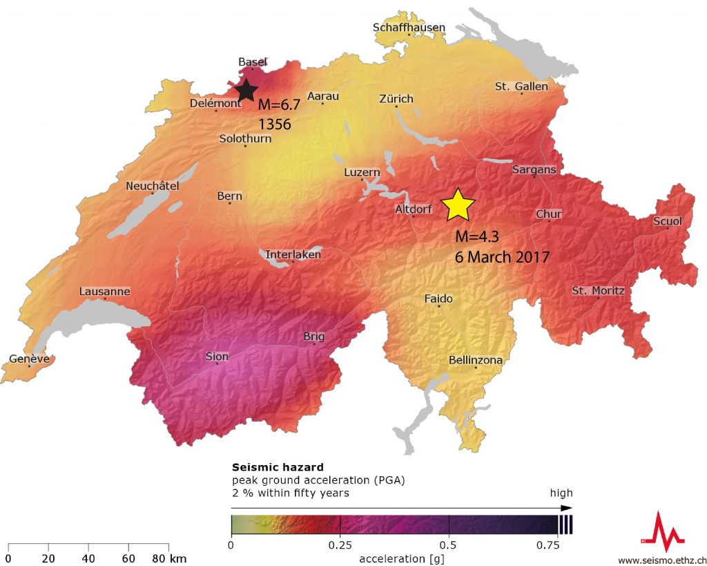Biggest earthquake switzerland