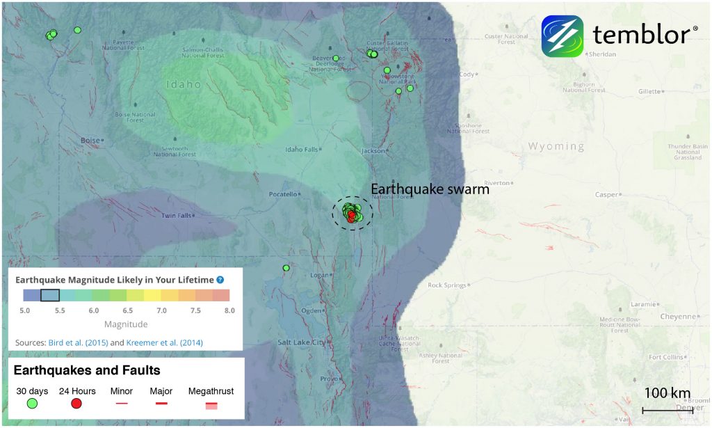 Earthquake swarm continues to rattle southeastern Idaho