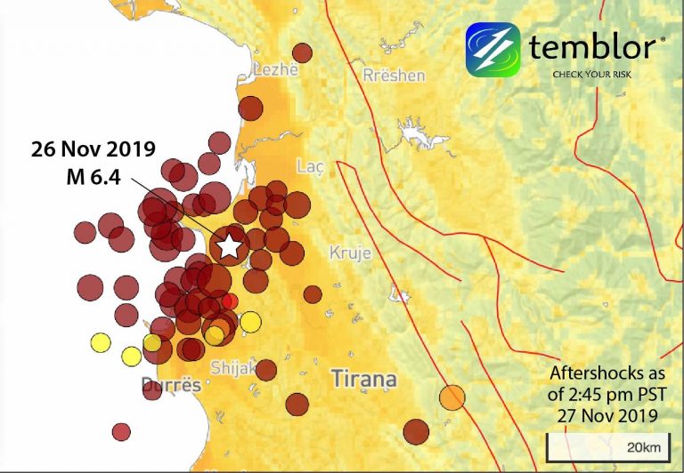 Map showing Temblor’s globally consistent PUSH (Probabilistic Uniform
