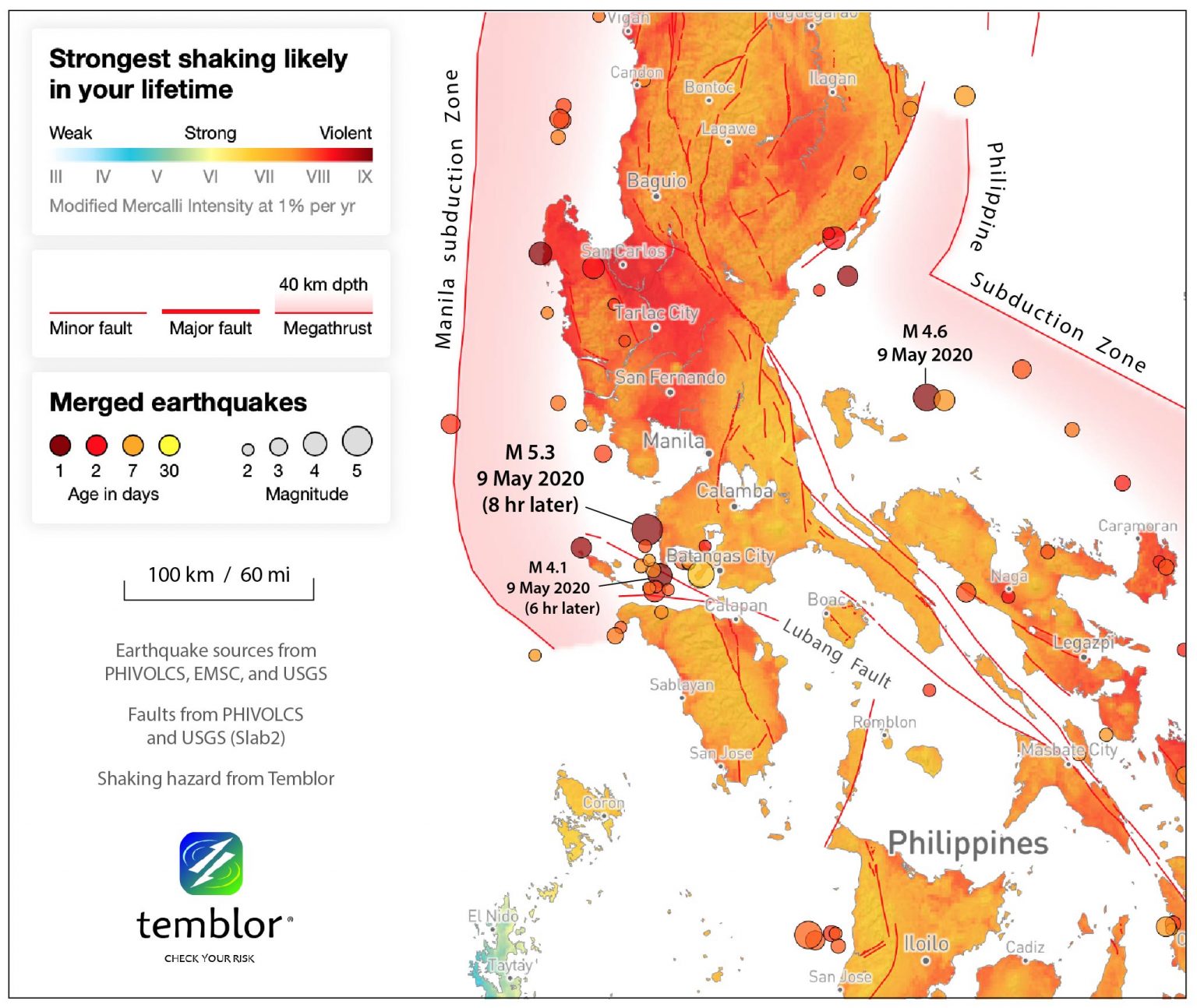 M 5 3 Quake In Philippines Temblor