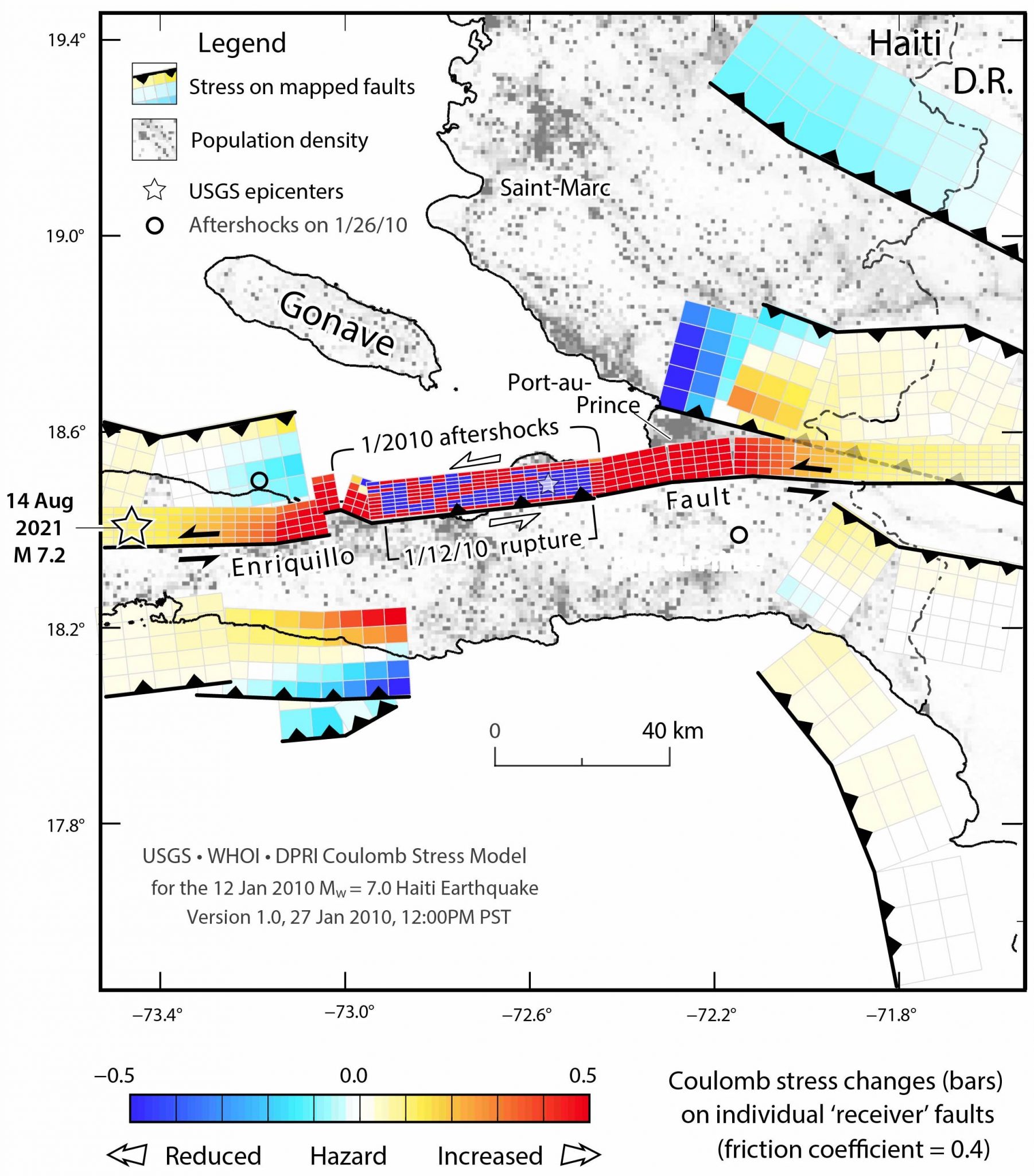 Are the 2021 and 2010 Haiti earthquakes part of a progressive sequence ...