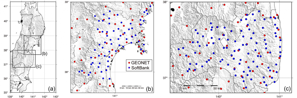 SoftBank stations fill in holes in Japan’s GEONET network. The drastic ...
